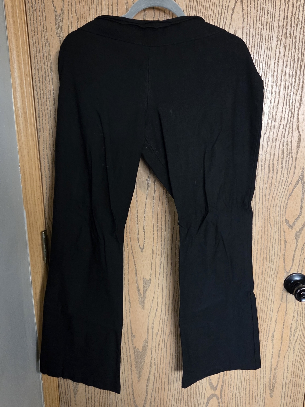 Maurices Black Wide-Leg Pull-On Pants